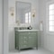 James Martin Vanities Brittany 36in Single Vanity, Smokey Celadon w/ 3 CM Ethereal Noctis Top 650-V36-SC-3ENC - alternate 5